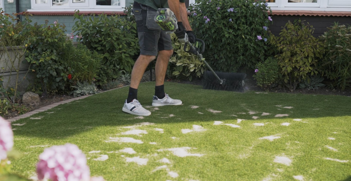 Mud-free artificial grass lawn in Hacienda Heights, CA